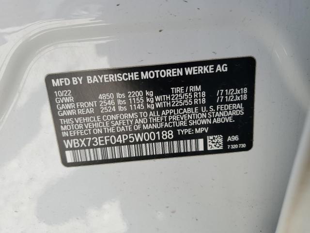 VIN WBX73EF04P5W00188 2023 BMW X1, Xdrive28I no.12