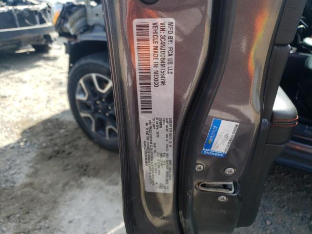 2021 Jeep Compass Trailhawk VIN: 3C4NJDDB4MT564796 Lot: 56681414