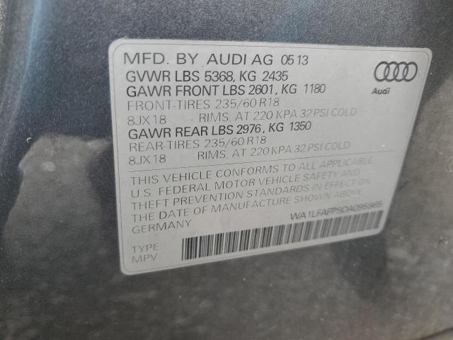 VIN WA1LFAFP9DA095965 2013 Audi Q5, Premium Plus no.13