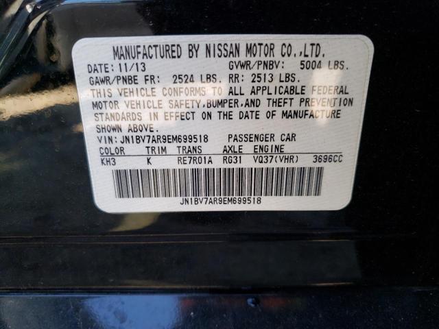 2014 Infiniti Q50 Base VIN: JN1BV7AR9EM699518 Lot: 56815314