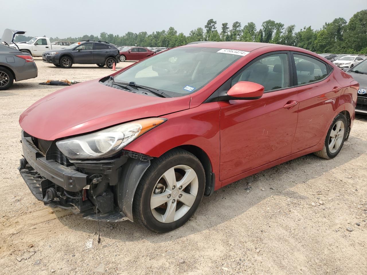 KMHDH4AE4DU944356 2013 Hyundai Elantra Gls