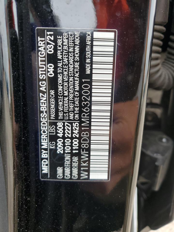 W1KWF8DB1MR632001 2021 Mercedes-Benz C 300