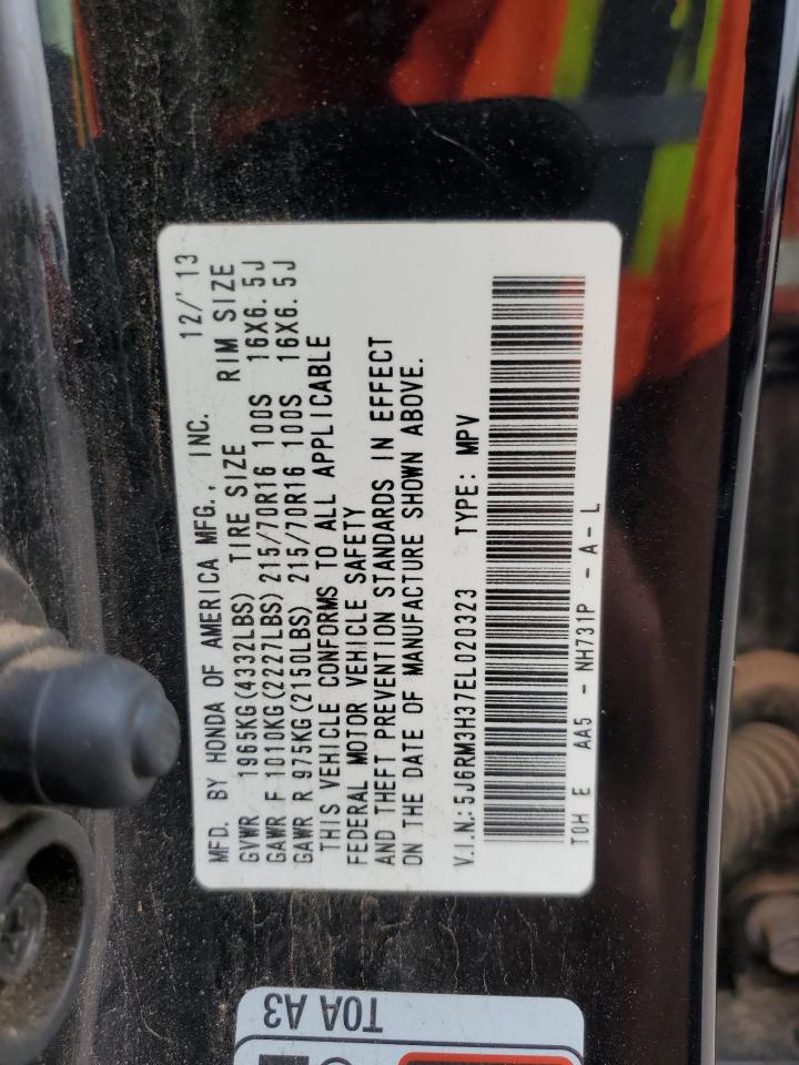 5J6RM3H37EL020323 2014 Honda Cr-V Lx