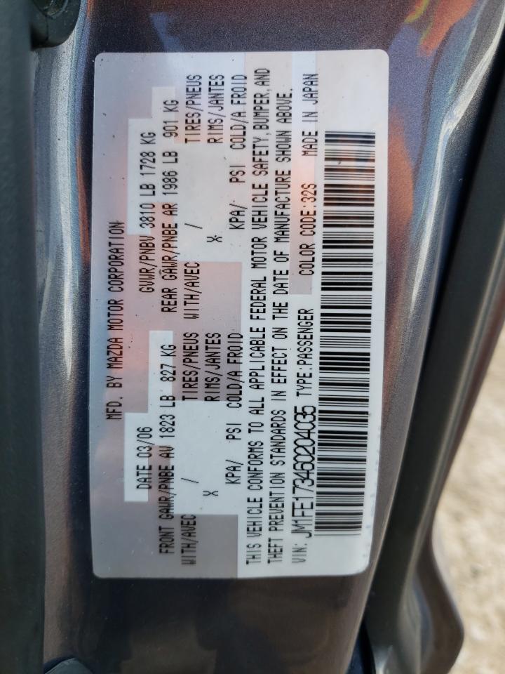 JM1FE173460204035 2006 Mazda Rx8