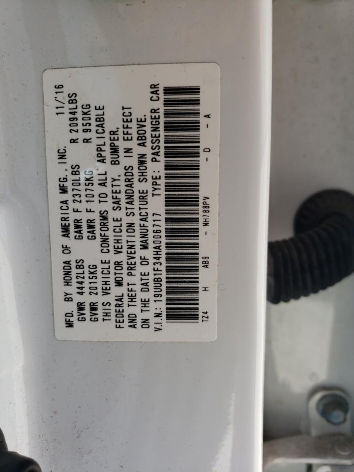 19UUB1F34HA006717 2017 Acura Tlx
