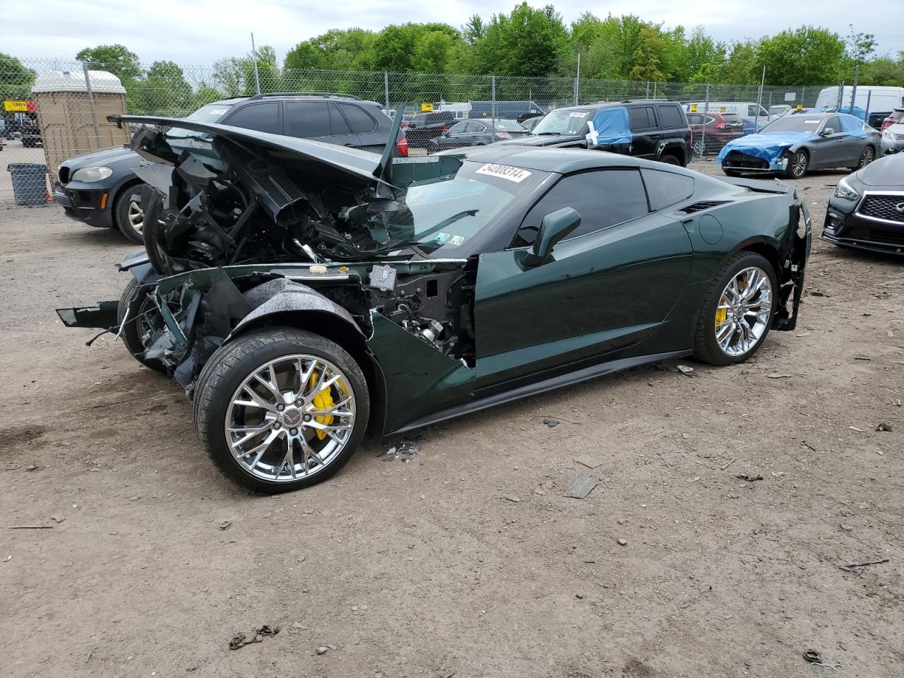 1G1YD2D77E5105809 2014 Chevrolet Corvette Stingray 2Lt