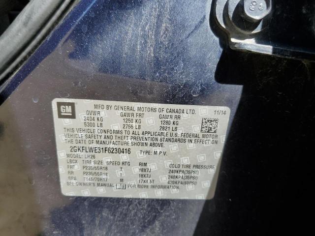 2015 GMC Terrain Sle VIN: 2GKFLWE31F6230416 Lot: 54745594