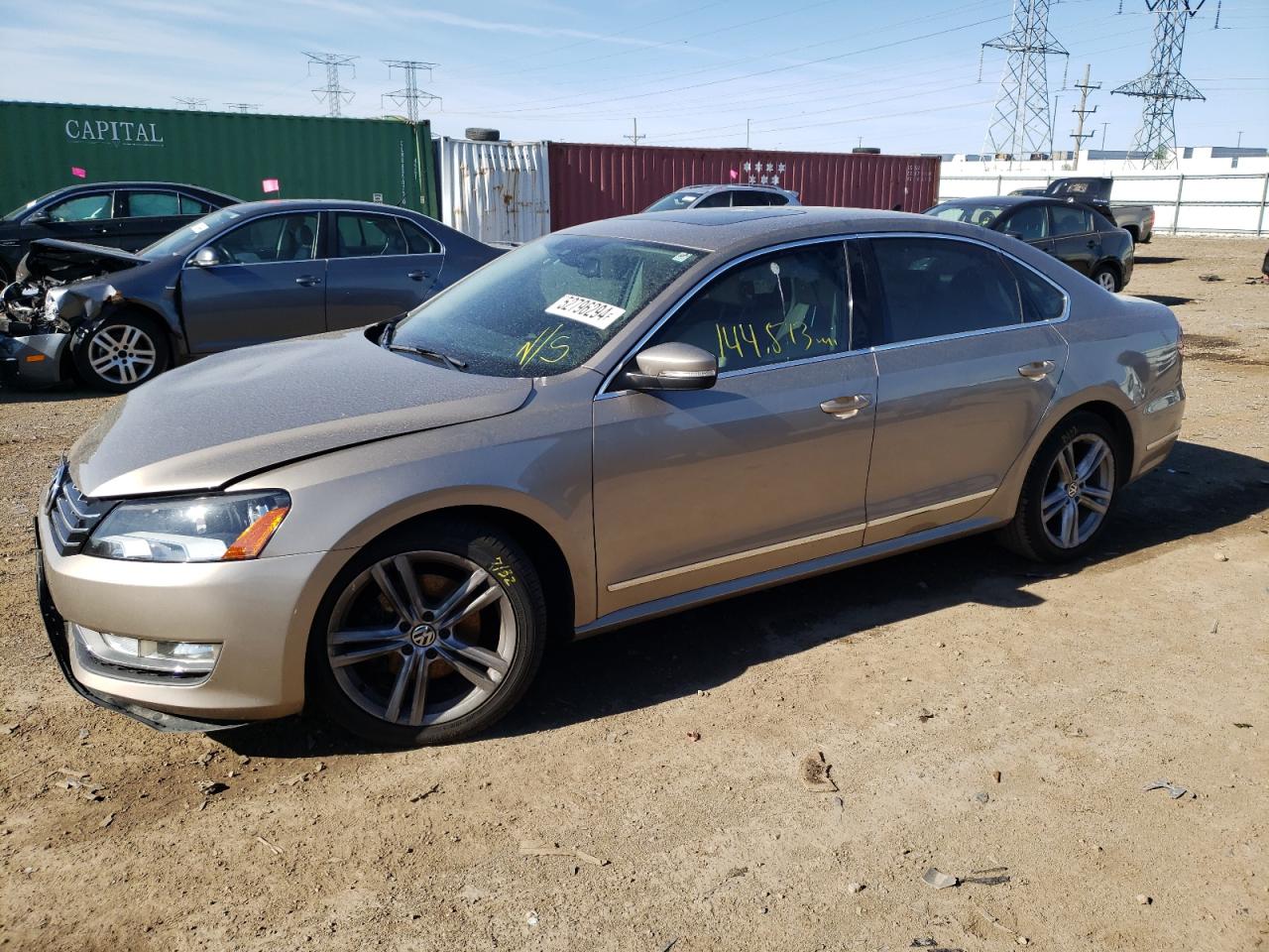 Lot #2554259945 2015 VOLKSWAGEN PASSAT SEL