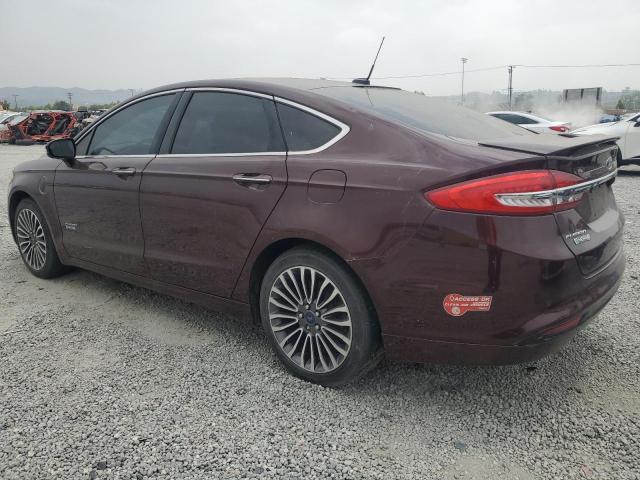 2017 Ford Fusion Titanium Phev VIN: 3FA6P0SU9HR275390 Lot: 55074374