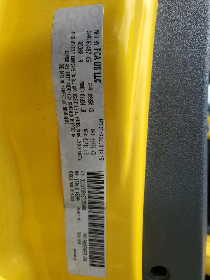 3C3CFFBRXGT155408 2016 Fiat 500 Sport