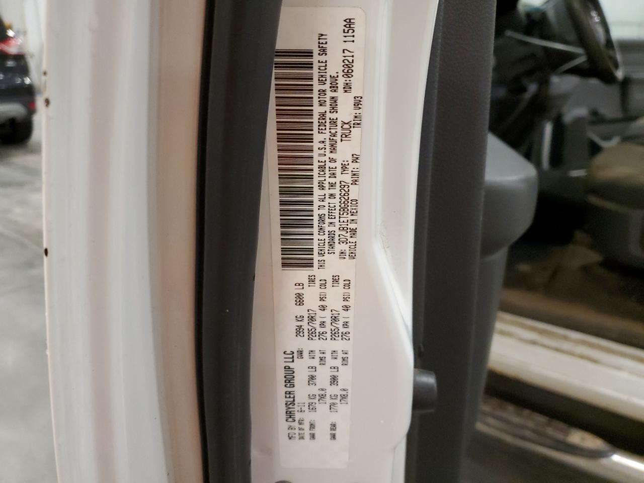 3D7JB1ET5BG626297 2011 Dodge Ram 1500