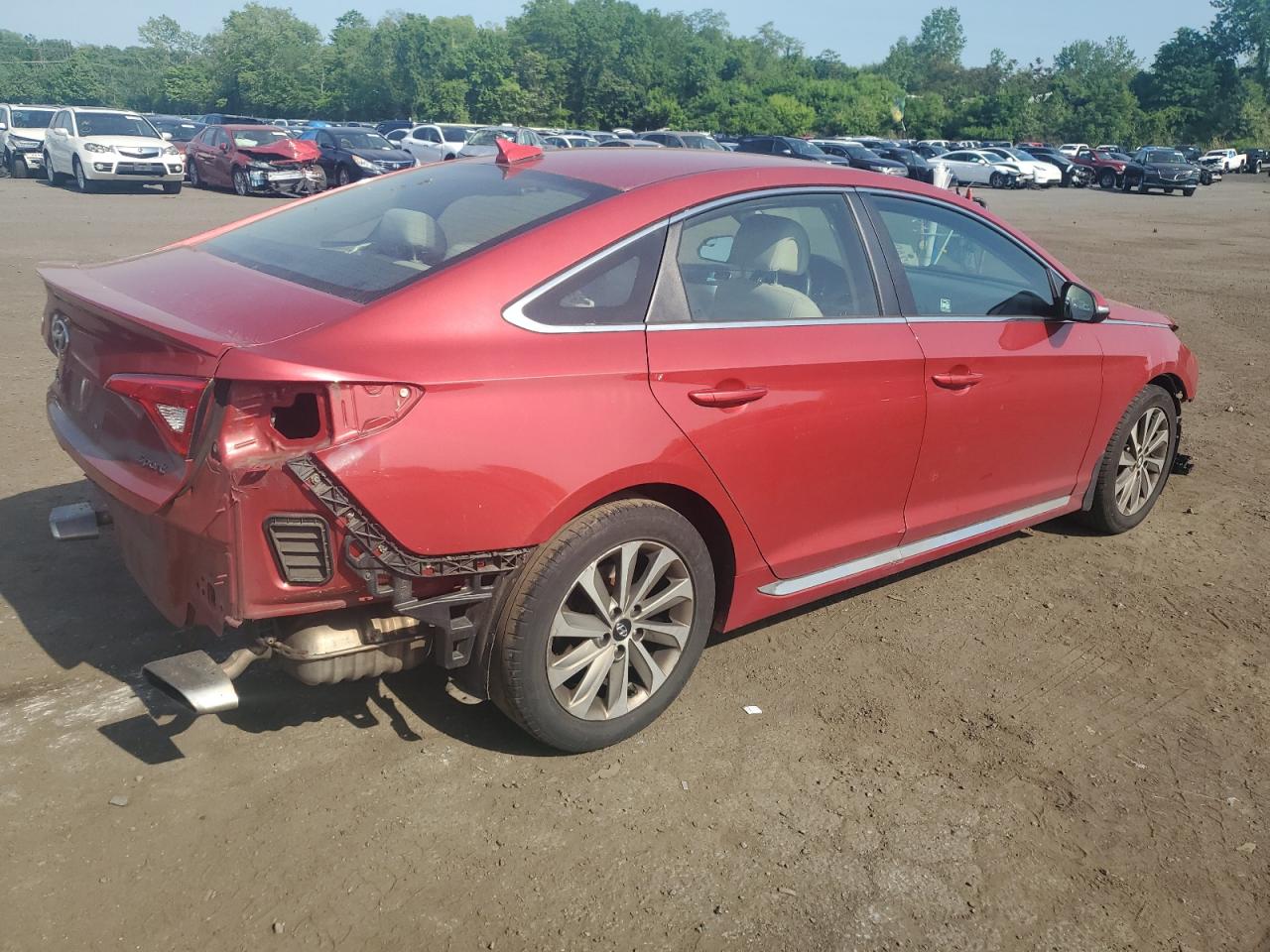 5NPE34AFXHH552885 2017 Hyundai Sonata Sport