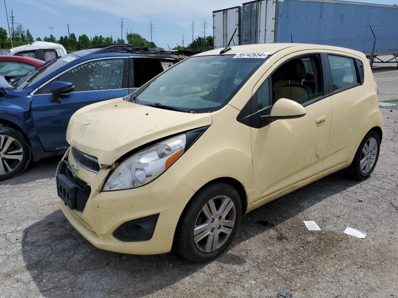 Lot #2974113358 2014 CHEVROLET SPARK 1LT