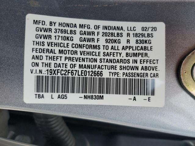 2020 HONDA CIVIC LX - 19XFC2F67LE012666