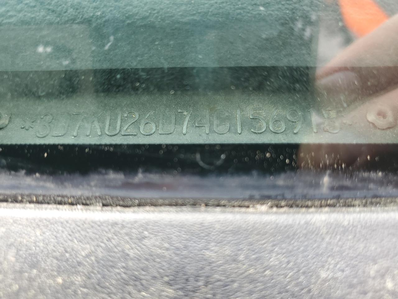 3D7KU26D74G156918 2004 Dodge Ram 2500 St