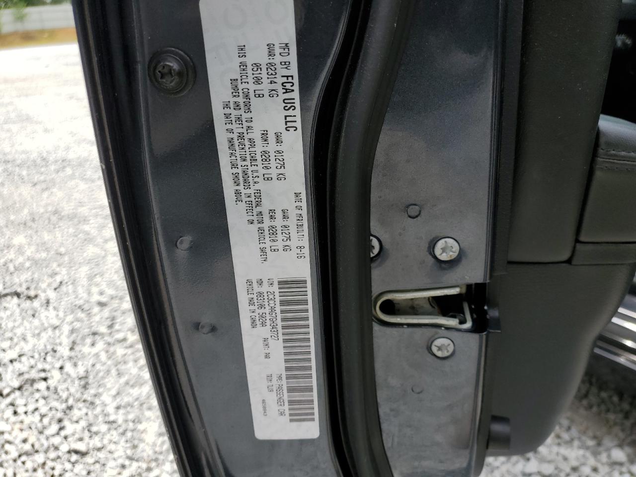 2C3CCAAG7GH343727 2016 Chrysler 300 Limited