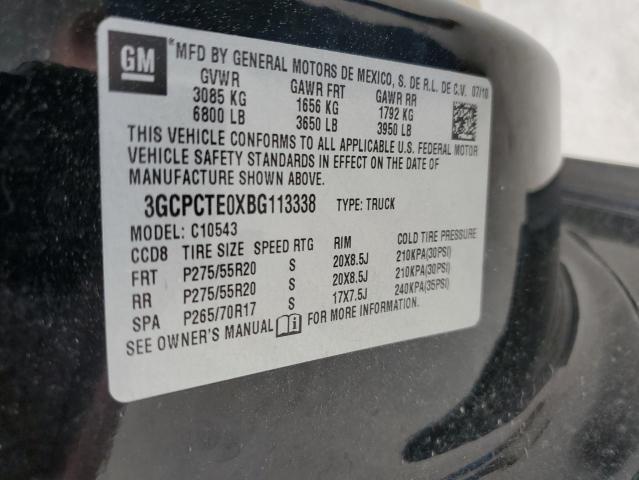 2011 Chevrolet Silverado C1500 Ltz VIN: 3GCPCTE0XBG113338 Lot: 54420974