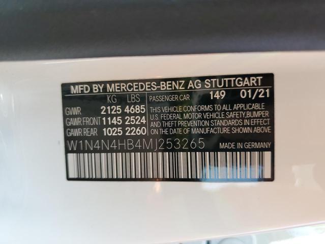 VIN W1N4N4HB4MJ253265 2021 Mercedes-Benz GLA-Class,... no.12