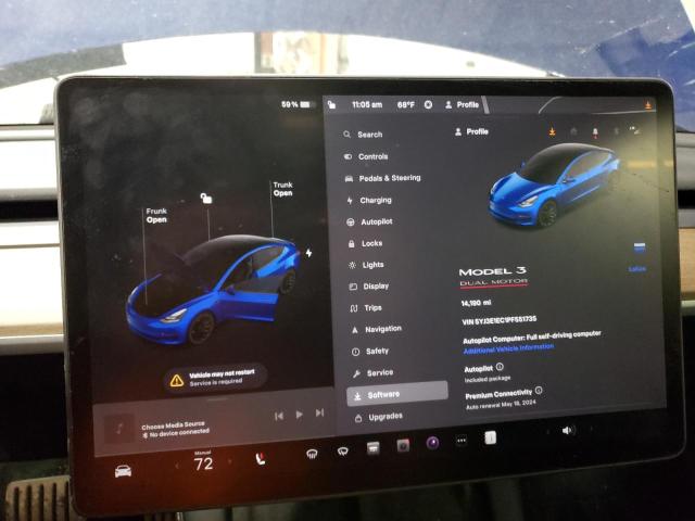 2023 TESLA MODEL 3 - 5YJ3E1EC1PF551735