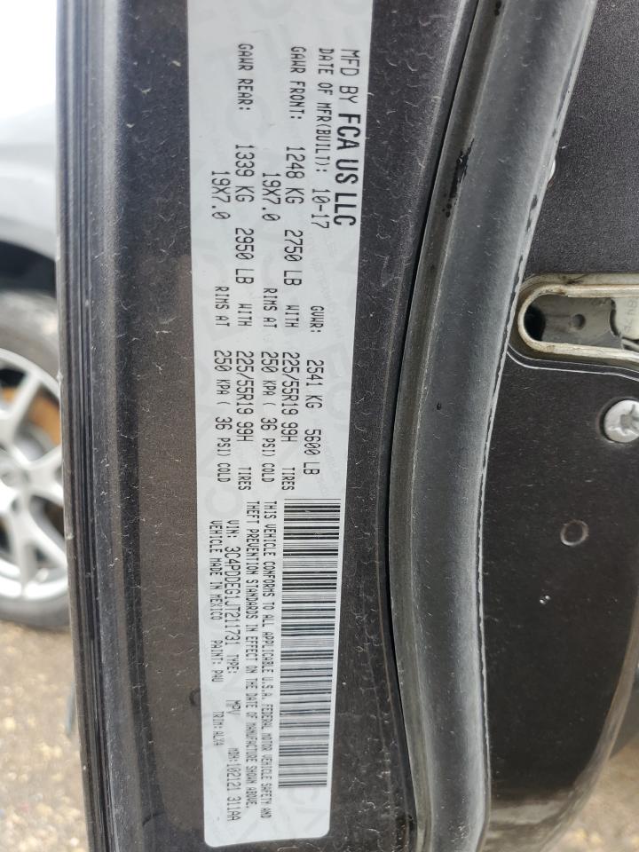 3C4PDDEG1JT211731 2018 Dodge Journey Gt