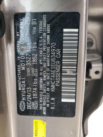 2014 Hyundai Accent Gls VIN: KMHCT4AE1EU634970 Lot: 55846514