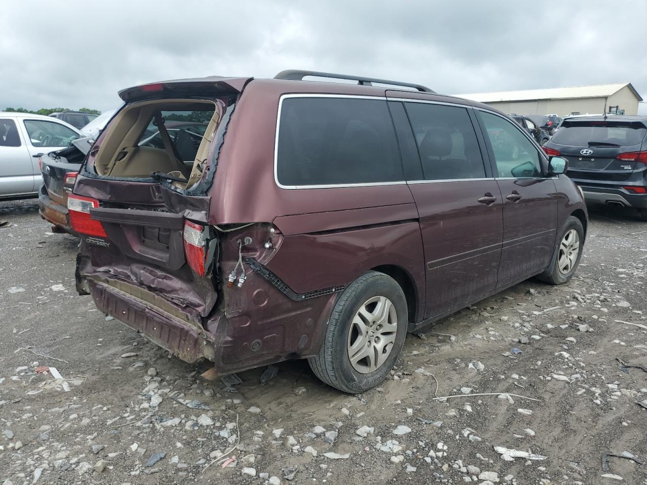 Lot #2581038421 2007 HONDA ODYSSEY EX