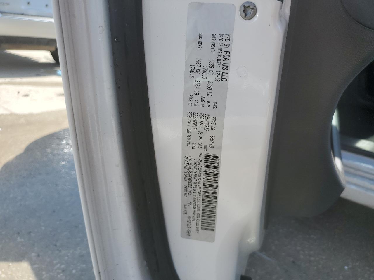 2C4RDGEG7KR606382 2019 Dodge Grand Caravan Gt