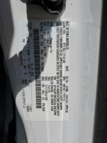 2016 Ford Focus Se VIN: 1FADP3K22GL283299 Lot: 56018094