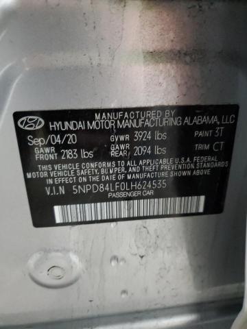 5NPD84LF0LH624535 2020 Hyundai Elantra Sel