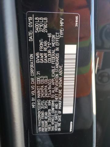 2019 VOLVO XC60 T6 R- YV4A22RM2K1333813