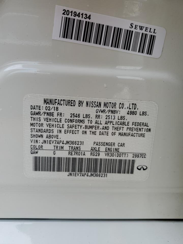 JN1EV7AP4JM366231 2018 Infiniti Q50 Luxe