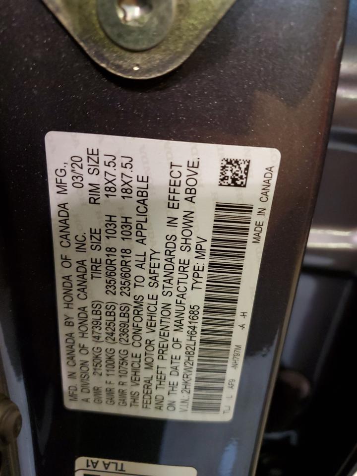 2HKRW2H82LH641685 2020 Honda Cr-V Exl