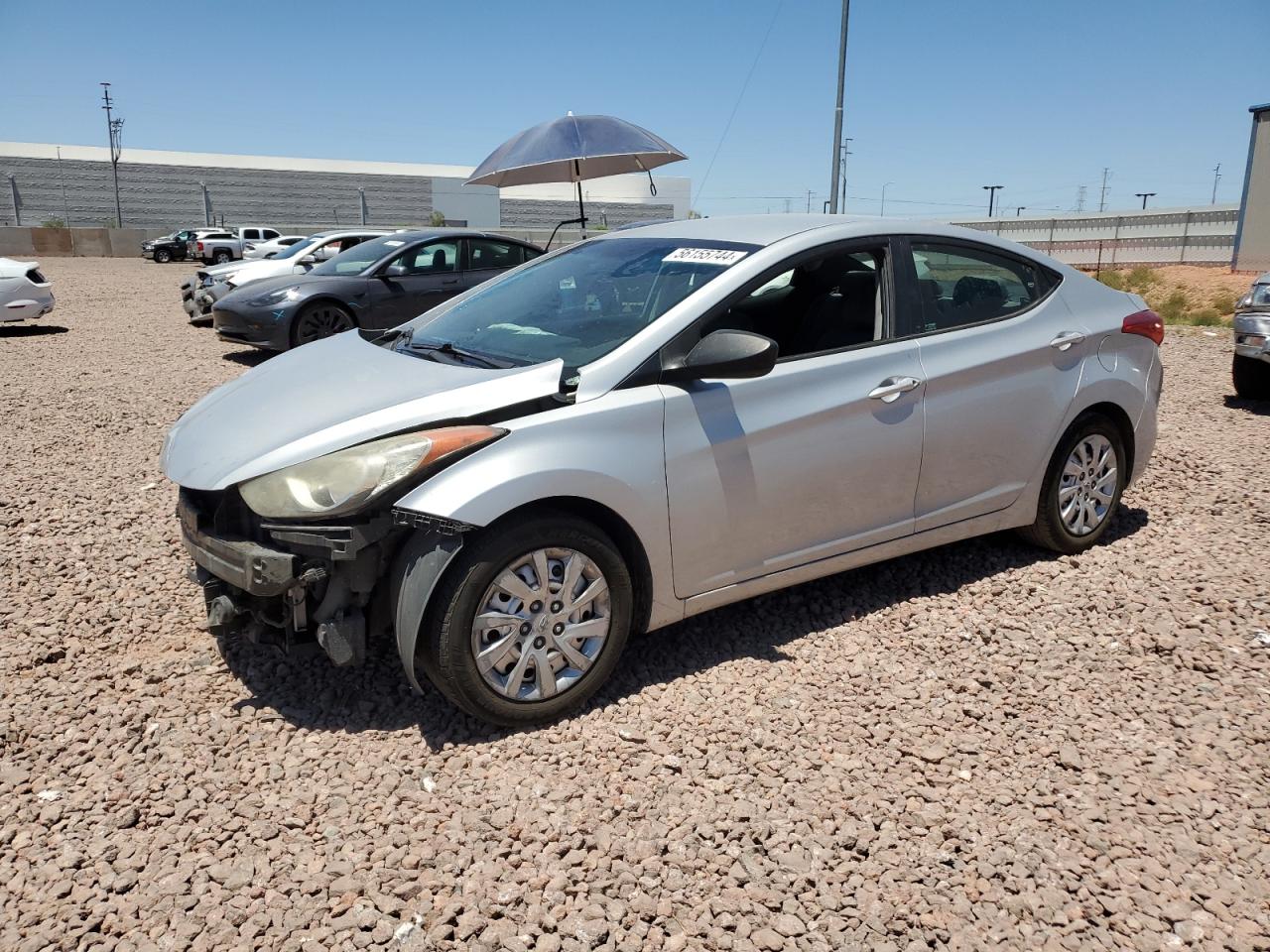 KMHDH4AE9CU288606 2012 Hyundai Elantra Gls