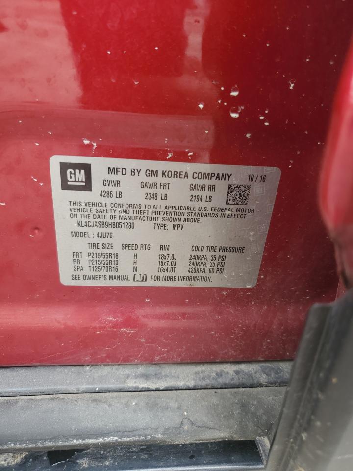 KL4CJASB9HB051280 2017 Buick Encore Preferred