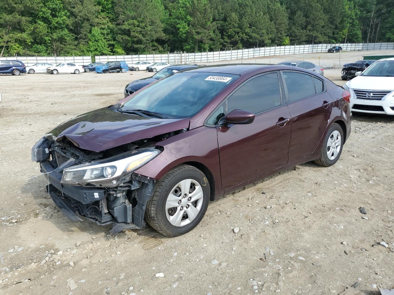 2017 Kia Forte Lx vin: 3KPFK4A7XHE118261