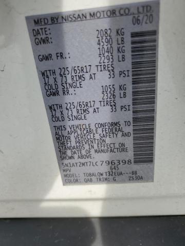 2020 NISSAN ROGUE S - 5N1AT2MT7LC796398