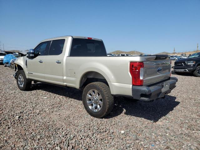 FORD F250 SUPER 2017 tan crew pic diesel 1FT7W2BT8HEE03545 photo #3