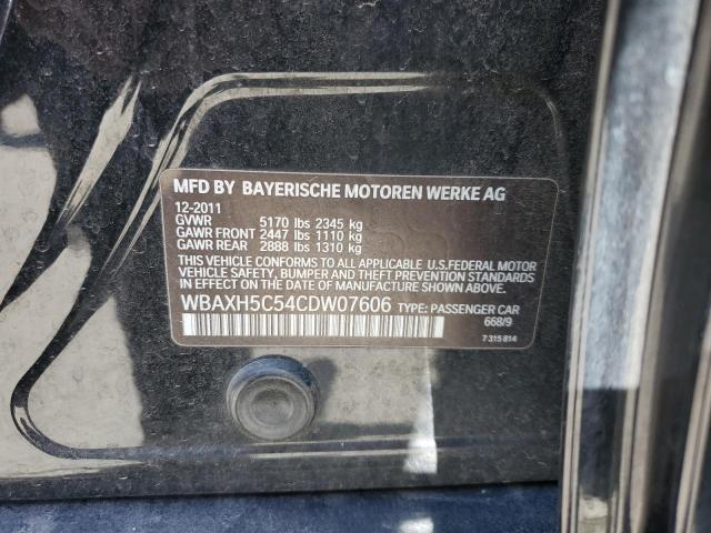 2012 BMW 528 Xi VIN: WBAXH5C54CDW07606 Lot: 55680774