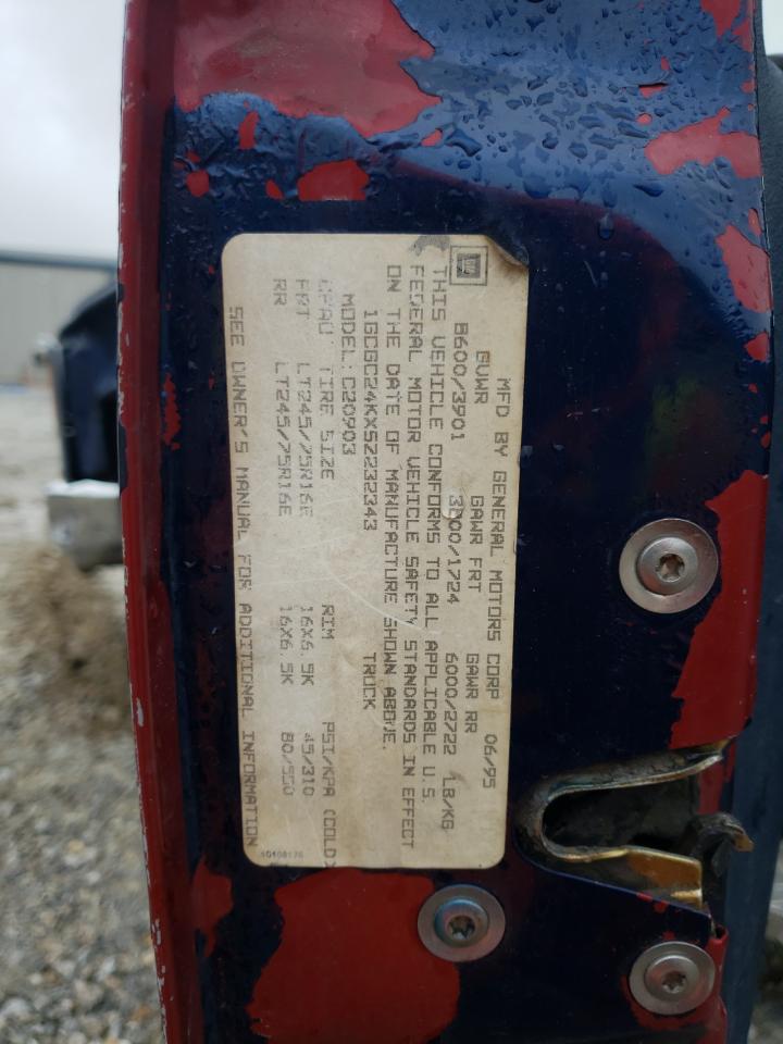 1GCGC24KXSZ232343 1995 Chevrolet Gmt-400 C2500