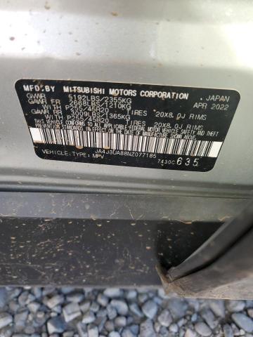 2022 Mitsubishi Outlander Se VIN: JA4J3UA88NZ077185 Lot: 56261864