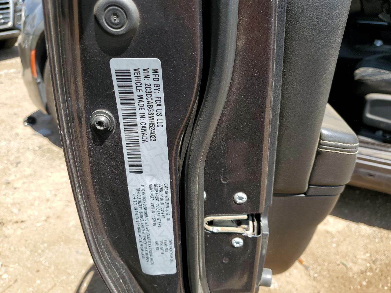 2C3CCABG8MH524023 2021 Chrysler 300 S