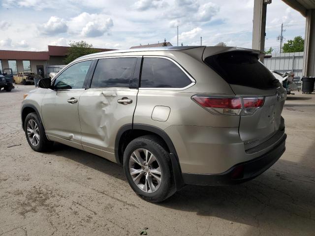 2015 Toyota Highlander Xle VIN: 5TDJKRFH4FS120650 Lot: 54132464