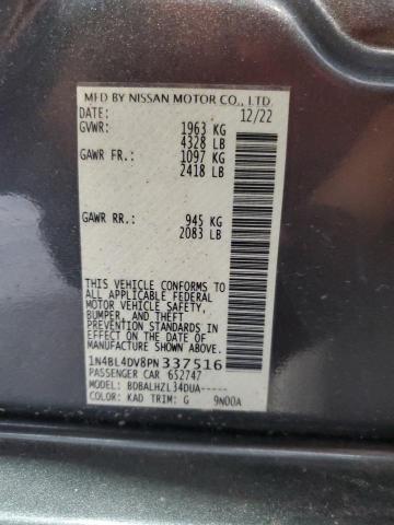 2023 Nissan Altima Sv VIN: 1N4BL4DV8PN337516 Lot: 54338234