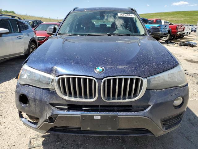 2015 BMW X3 xDrive28I VIN: 5UXWX9C56F0D59459 Lot: 55815944