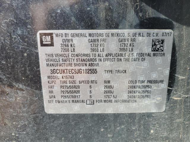 2018 CHEVROLET SILVERADO - 3GCUKTEC9JG102555