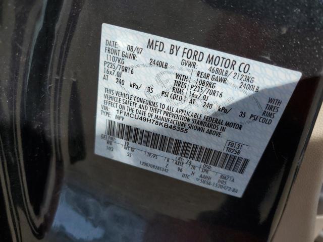 2008 Ford Escape Hev VIN: 1FMCU49H78KB45355 Lot: 55025044