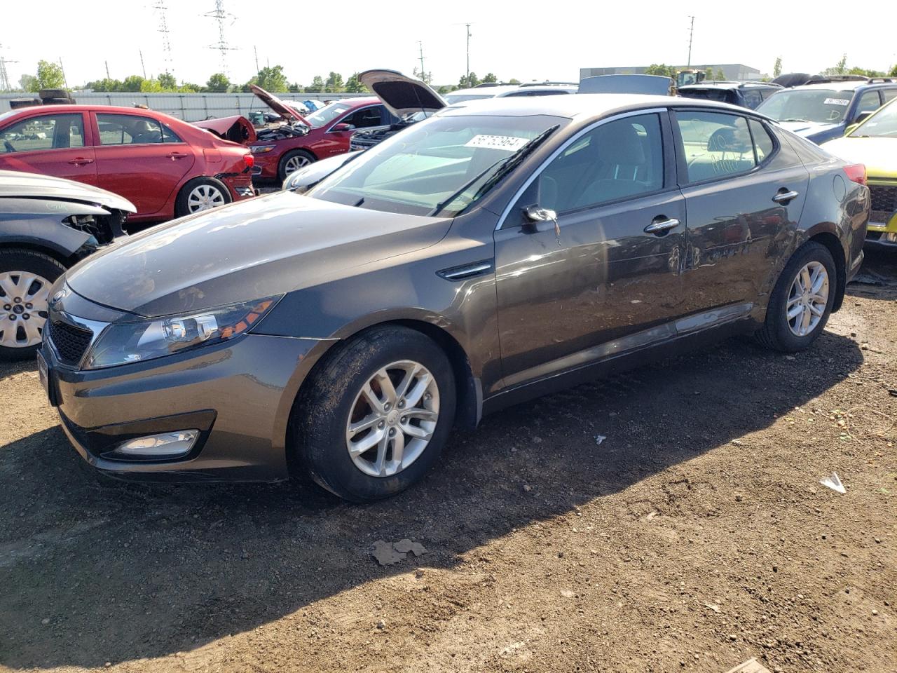 2013 Kia Optima Lx vin: 5XXGM4A74DG175457