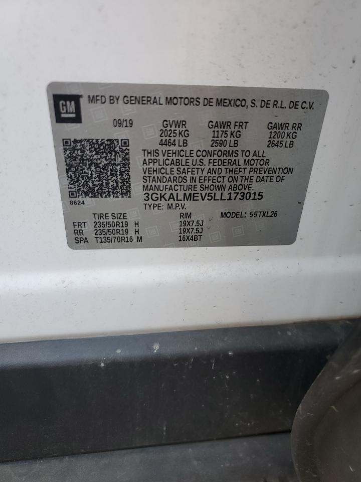 3GKALMEV5LL173015 2020 GMC Terrain Sle