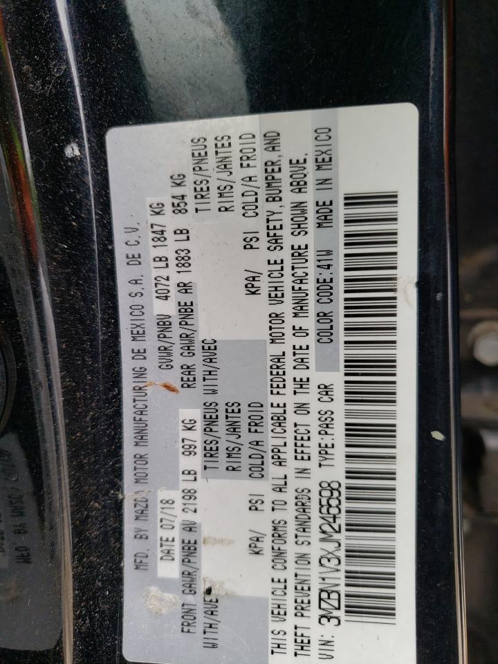 3MZBN1V3XJM246598 2018 Mazda 3 Touring