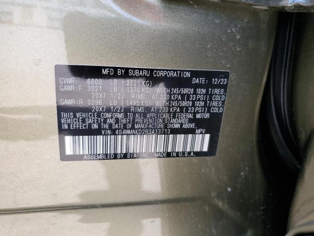 2024 Subaru Ascent Onyx Edition VIN: 4S4WMAKD2R3413713 Lot: 56057104